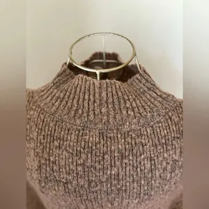 Steve Madden Knit Fringe Poncho Wrap Turtleneck Pockets One Size thumbnail 9