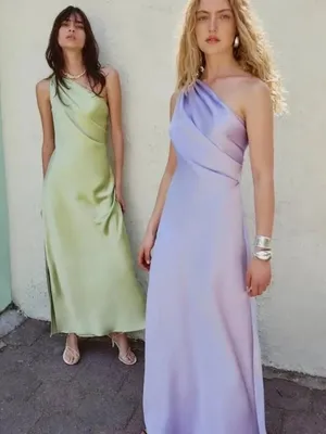 Veronica Beard Tanya Taylor Stassi Dress in Light Parakeet 8 Womens Long Satin Maxi Gown thumbnail 12