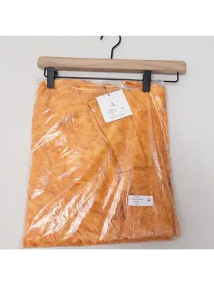 NWT Atoir Guiding Light One Shoulder Ruffle Mini Dress XS Orange 2 Bow thumbnail 5
