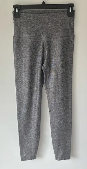 Beyond Yoga Grey Space Dye Metallic Leggings High Rise Athleisure Active Workout thumbnail 1