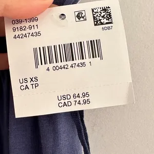 American Eagle Empire Waist Wide-Leg Knit Jumpsuit XS Deep Sea Blue NWT thumbnail 7