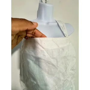 Madewell 100% Linen Cross Back top Size 00 thumbnail 2