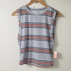 Free People Movement Women's Sports Mode Muscle Tank Top in Steel Combo size XS NWT thumbnail 5