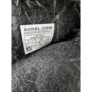 SOREL Joan of Arctic Quarry Grey Snow Boots Women Size 7 Waterproof Faux Fur⁠ thumbnail 9