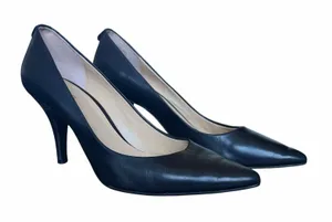 Michael Michael Kors Pumps Womens Size 8 Black Leather Pointed Toe Stiletto thumbnail 1
