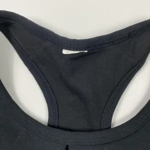 Fabletics Sports Bra Womens Small Black Racerback Hook Closure‎ Workout Gym Yoga thumbnail 3