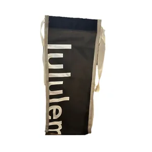 Lululemon black & white medium reusable tote bag thumbnail 2