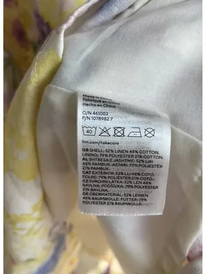 H&M Linen Blend Floral Maxi Sweetheart Strappy Summer Cottagecore Sz XS thumbnail 8