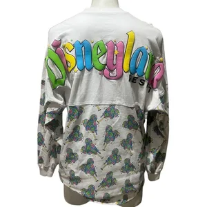 Disney Eats Mickey Mouse Lollipop Spirit Jersey Womens M Long Sleeve Tee thumbnail 7
