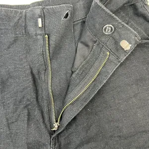 Abercrombie & Fitch S Shorts Black Linen Blend Tie Waist Casual Summer Cuffed thumbnail 8