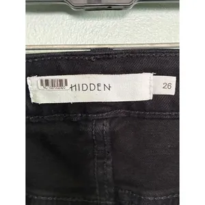 Hidden Jeans Women 28 (US Size 6) Black Boot Cut High Rise Hipster Stretch thumbnail 2