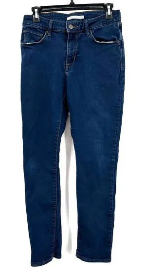 Levi's Classic Mid Rise Skinny size 30 blue jeans‎ pants womens thumbnail 1
