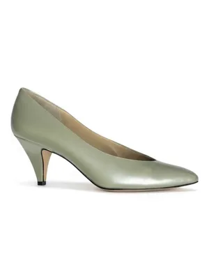 Vintage: Amalfi ❤︎︎ Monica Kitten Heel Pumps ❤︎︎ Pastel Mint Pearl Leather ❤︎︎ 7 thumbnail 2