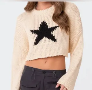 Edikted Mega Star Cropped Sweater thumbnail 1