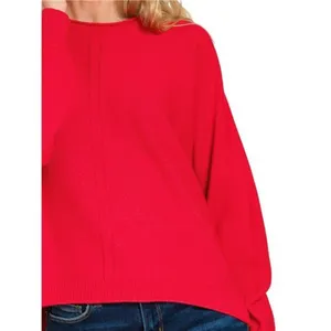 ✨NWT Zenana Viscose Front Seam Round-Neck Sweater‎ thumbnail 2
