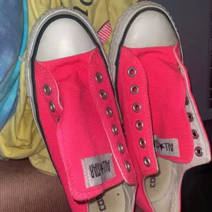 Chuck Taylor converse pink No laces size 7 thumbnail 3
