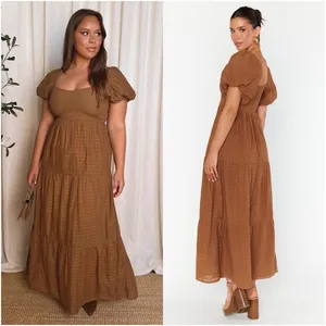 SHOW ME YOUR MUMU Joanna Maxi Dress In Brown thumbnail 2