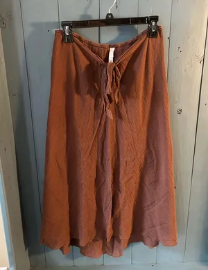 Victoria’s Secret Brown Gauze Maxi Skirt | Beach Cover-Up, Size XS thumbnail 1