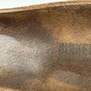 Birkenstock Madrid Sandals Suede Leather Cream Snake Iridescent Size EU 40 US 9 thumbnail 5