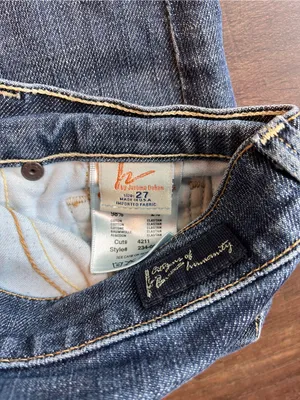 Citizens of Humanity Crochet h 234 Low Waist Bootcut Jeans Women 27 Y2K thumbnail 3