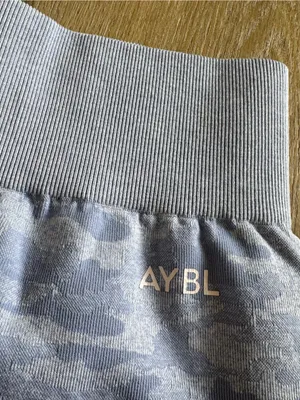 AYBL Blue Camo Stretch Bike Shorts thumbnail 2