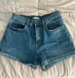 Billabong High Waisted Denim Mom Shorts thumbnail 2