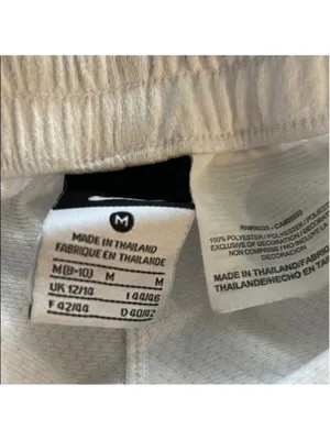 Nike Women's Athletic Shorts White Medium thumbnail 4