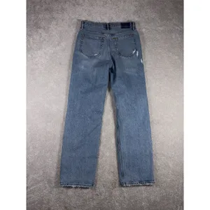 Abercrombie & Fitch Women's Jeans 28/6r The Dad High Rise Button Fly Distressed thumbnail 4