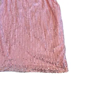 Just Quella Pink Sequin Mini Dress Cutout Spaghetti Strap Cocktail Small NWT thumbnail 9