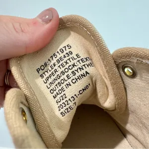 J Crew Classic High Top Canvas Sneaker Size 7‎ thumbnail 5