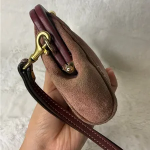 y2k Coach Vintage Plum Kisslock Wristlet thumbnail 4