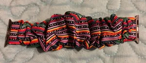 Colorful Aztec Scrunchie Apple Watch Band thumbnail 1
