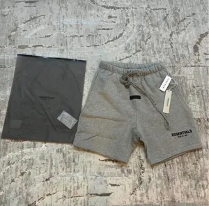 Essentials Small dark oat shorts new Gray thumbnail 3