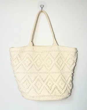 Shade & Shore Jacquard Print Blanket Tote Handbag‎ thumbnail 1
