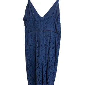 ASTR the Label Navy Blue Floral Lace Midi Dress V-Neck‎ NWT Size Large thumbnail 7