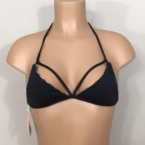 ROXY reversible multicolored bikini top. NWT thumbnail 3
