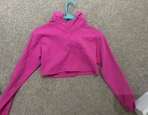 Lululemon Cropped Pink Hoodie thumbnail 4