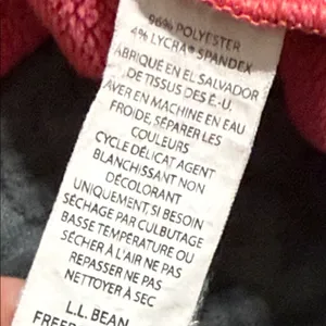 L.L. Bean women’s size small pullover fleece 1/4 zip jacket sweater coral salmon thumbnail 6