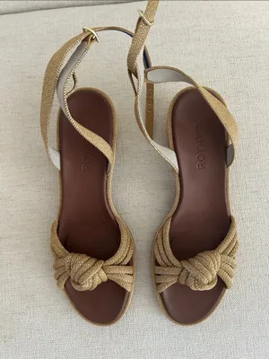 Rothy's Women's The Knot Sandals, Golden Sun, Size 8, NWT NWT thumbnail 4