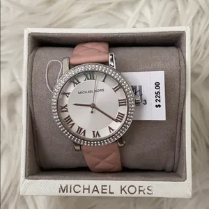 MOVING SALE! Blush pink and silver Michael Kors watch thumbnail 2