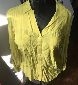 Anthropologie Maeve golden rod S blouse thumbnail 1