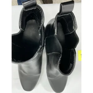 Womans A New Day Pullon Ankle Boots 7.5 Black Block Heel Elastic Ankle thumbnail 6