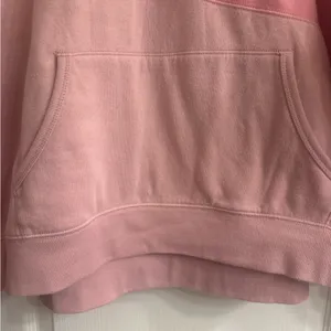 Torrid Pink Colorblock Valentine Cozy Fleece Relaxed Hoodie Sweatshirt - size 2 thumbnail 3