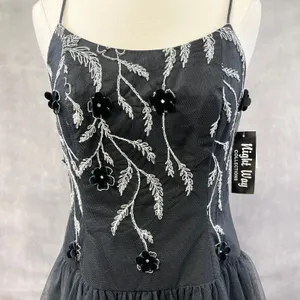 Night Way Collections Gown Dress Womens 6 Whimsigoth‎ Fairy Grunge Coquette Gala thumbnail 2