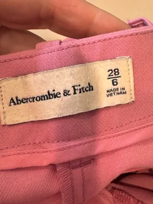 Abercrombie & Fitch Pink Pleated Pants Dress 28 6 Work High Waisted thumbnail 8