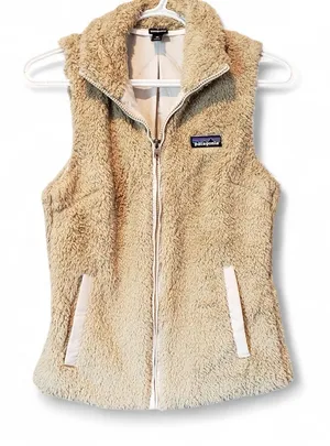 Patagonia Women's Beige Fleece Vest thumbnail 1