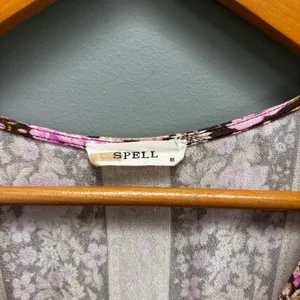 Spell & The Gypsy Enchanted Wood Dress in Rose Maxi M thumbnail 7