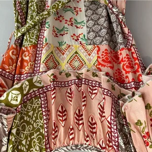 Anthropologie Abel the Label Gypsiana Athena Patchwork Dress Floral Boho G23 thumbnail 3