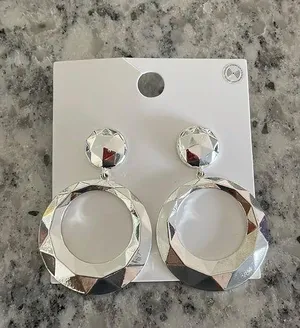 Silver Dangle Earrings thumbnail 1