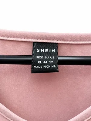 SHEIN Pink Flutter Sleeve Lace Trim Blouse thumbnail 4